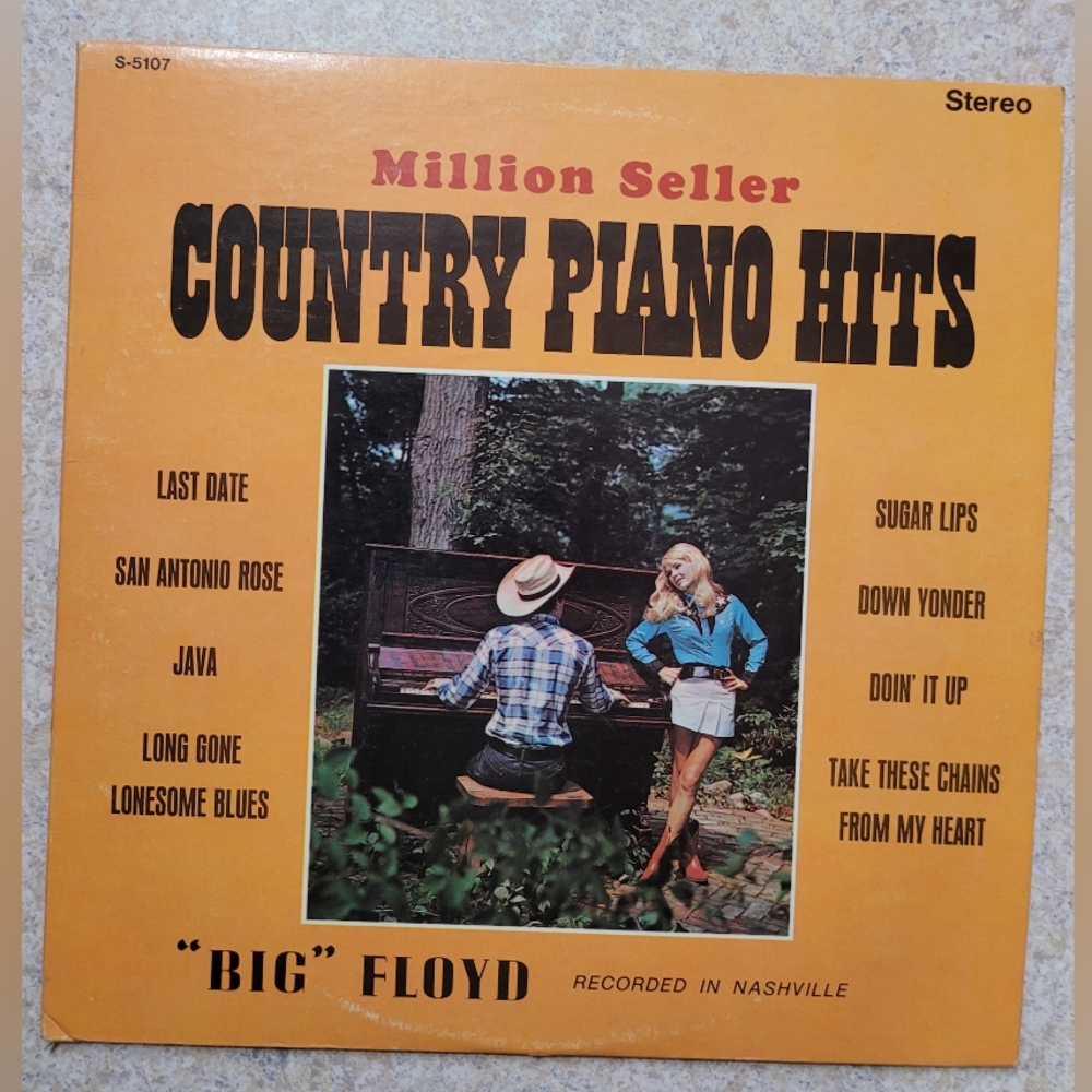 Big Floyd - Million Seller Country Piano Hits - Alshire Records
